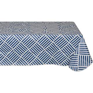 J&M Navy Grid Vinyl Tabline 60X84