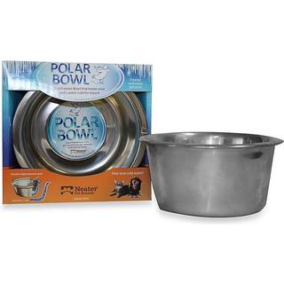 Neater Pets Polar Bowl - frysersk?l til iskoldt vand til hunde og katte - perfekt til varme sommerdage (3,5 kopper)