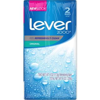 Lever 2000 Original forfriskende bar sæbe 4 oz barer 2 ea (pakke med 3)