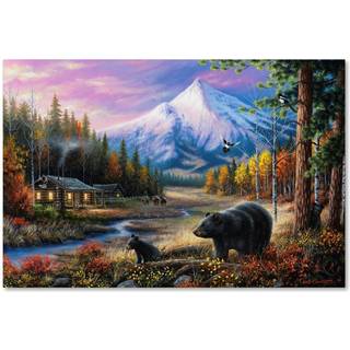 Rutinem?ssige bes?gende af Chuck Black 22x32-tommer l?rred v?gkunst