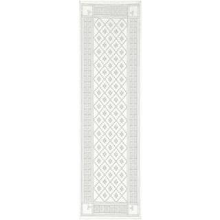 Ekelund Linneväveri Åttebladrose bordløber 50x150 cm Beige