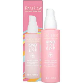 Pacifica ansigt fugtighedscreme- venlig farvet vegansk kollagenprimer m/SPF 30 bredspektret UVA/UVB-mineral solcreme- Pre-Makeup Primer & Protect