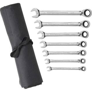 Gearwrench 7 pc. 12 point reversibel ratcheting -kombination SAE skruen?gle med v?rkt?jsrulle - 9567RN
