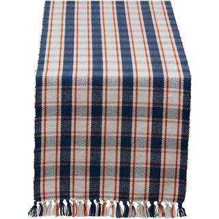 DII Autumn Farmhouse Plaid Table Runner 72