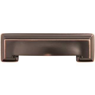 Hickory Hardware 1 Pack Solid Core Kitchen Cabinet tr?kker luksusskabeh?ndtag D?re og kommode-skuffer 3 tommer og 3-3/4 tommer (96 mm) Hul midtol