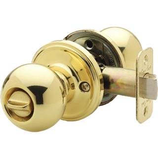 Copper Creek BK2030PB Ball Door Knob Privatlivsfunktion 1 Pakke Poleret messing