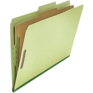 Universal Unv10261 4 -sektion Pressboard Classification Folder - Legal Green (10/Box)