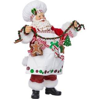 Kurt Adler Fabriche Christmas Chef Santa figur 12-tommer