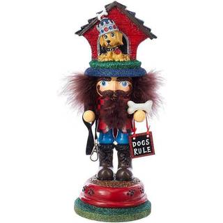 Kurt S. Adler Kurt Adler 13-tommer Hollywood Doghouse Hat Nutcracker Red