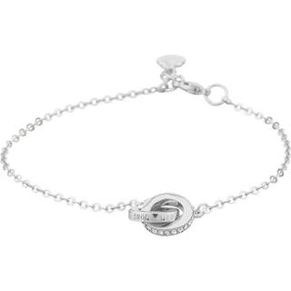 Snö Of Sweden Connected Chain Bracelet Silver/Clear