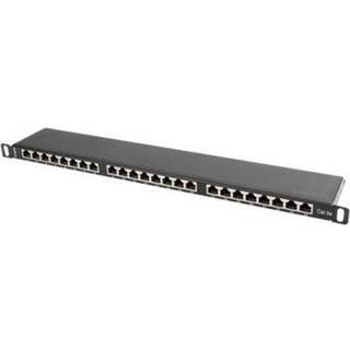 Lanberg PPS5-0024-B - patch panel - 0.5U - 19"