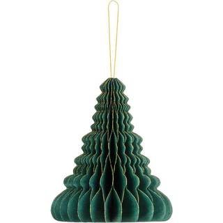 Honeycomb juletræ - grøn 15 cm høj
