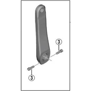 Shimano bolt til pedalarm - FC-R8000