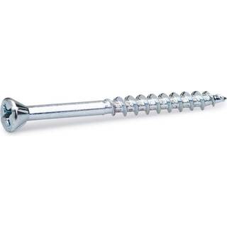 FAST spånpladeskrue til træ, elforzinket, PH2, 4,2 x 28 mm - 250 stk.