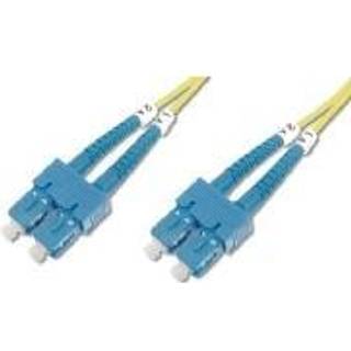 Techly ILWL D9-B-050 – 5m OS2 SC-SC Fiberoptisk Kabel (Gul)