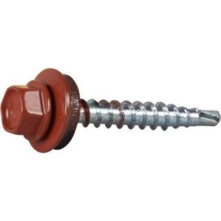 ESSVE 513296 Farmerskrue 4,8 x 35 mm, bor, 30-pak Rød