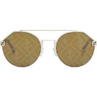 Fendi FE 40060U 10G 55 Solbriller Mænd Guld - Shiny Gold - 55mm