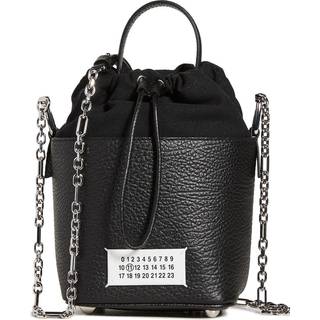 Maison Margiela 5AC leather bucket bag - black - One Size