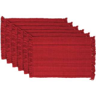 Dii Variegated bordpladsopsamling placemat set3x19 tango rød 6 stykke