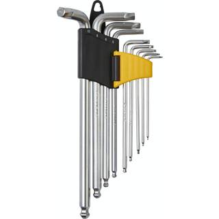 Ironside 100737 Vinkelnøglesæt 9 stk., 1,5-10 mm