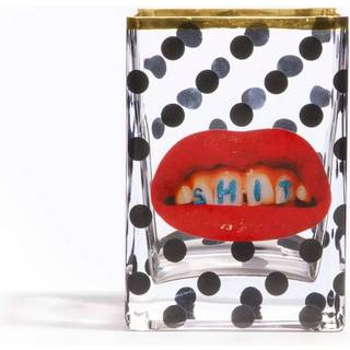 Seletti Vases - 'Shit Pois' vase, small in TRASPARENT/MULTICOLOR GLASS