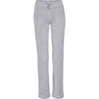Juicy Couture Del Ray Classic Velour Pant Silver Marl L