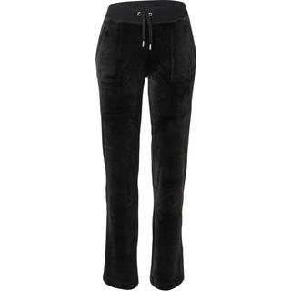 Juicy Couture Del Ray Classic Velour Pant Black XXS