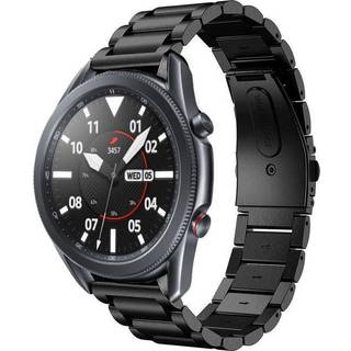 Samsung Galaxy Watch 3 (45mm) Tech-Protect Rustfri Stål Rem m. Stifter - Sort