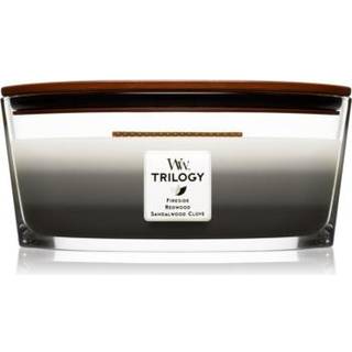 Woodwick Trilogy Warm Woods duftlys trævæge (hjertevæge) 453.6 g - 453.6 g