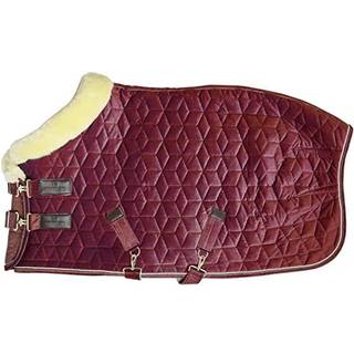 Kentucky - Stævne tæppe, show rug, Velour, Brodeaux - Bordeaux / 145cm