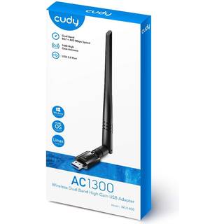 CUDY  Adapter USB WU1400 AC1300 High Gain