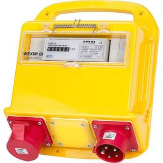 Bi-målertavle 5P 400V 32A CEE ind/ud