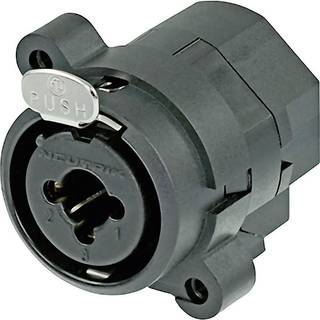 Neutrik NCJ9FI-H XLR-stik Flangetilslutning, kontakter