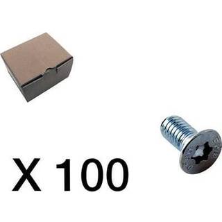 Skrue, Undersænket, Torx 100 Stk Cubic