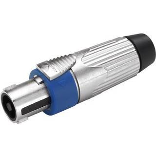 Neutrik Speakon stik, 4 polet hun (NLT4FXX) | Alu sølv | PRIS-MATCH