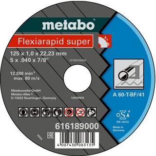 Metabo 4007430083159 - 616191000 Kvalitetsklasse A 60-T - A 46-T Flexiarapid Super stål