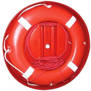 Redningskrans Lalizas Lifebuoy Ring SOLAS with Case, Ø72/44 cm, rød, 2.5 kg + 30 meter flydeline + opbevaringsboks