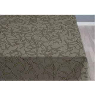 Økologisk Damaskdug fra SØDAHL - BREEZE KHAKI 140x320 cm.