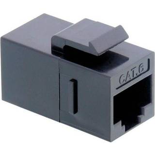 LogiLink Keystone-skarvdon Cat6 UTP 2xRJ45 Svart