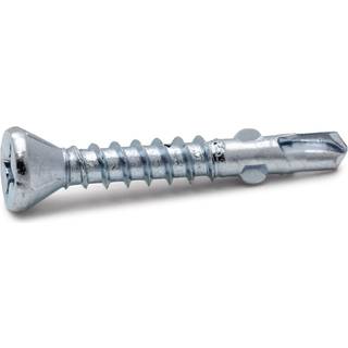 FAST spånpladeskrue til stål, elforzinket, PH2, 3,8 x 25 mm - 250 stk.