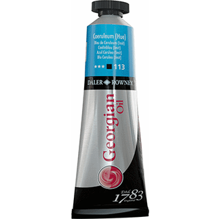 Georgian Oil Colour oliefarve 38 ml Coeruleum Blue Hue 113