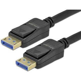 Delock DisplayPort-kabel 10K @ 60 Hz, 54 Gbps, 2m