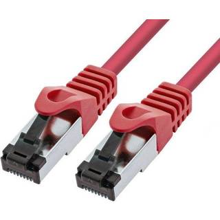 Cat 8.1 S/FTP LSZH Netværkskabel - Rød - 7.5 m