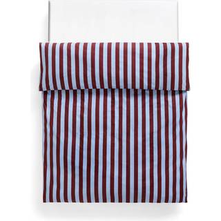 HAY Été dynebetræk 220x220 cm Bordeaux/Sky blue
