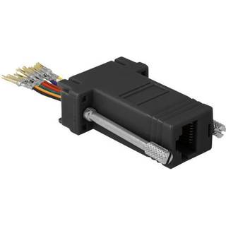 DELOCK Adapter Sub-D 9 pin female to RJ45 female Assembly Kit black