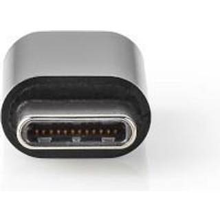 Nedis USB-C™ Adapter | USB 2.0 | USB-C™ Han | USB Micro-B Hun | 480 Mbps | Runde | Guldplateret | Antracit | Box