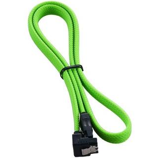 CableMod ModMesh Right Angle SATA 3 Cable 60cm - light green -> Forventet levering: 1-2 hverdage