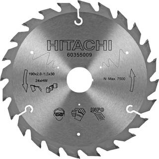 HiKOKI Rundsavklinge TCT 190X2,0 24T Ø30 (60355009)