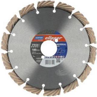 Norton Clipper diamantklinge 180x30mm. Universalklinge til letvægtsbeton samt våd- eller tør-skæring