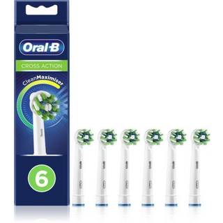 6 stk. Oral-B CrossAction Børstehoveder CleanMaximiser